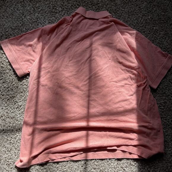 ORVIS Short Sleeve Golf Polo Orange Shirt Mens Size XL Vintage Y2K Casual - Picture 9 of 11